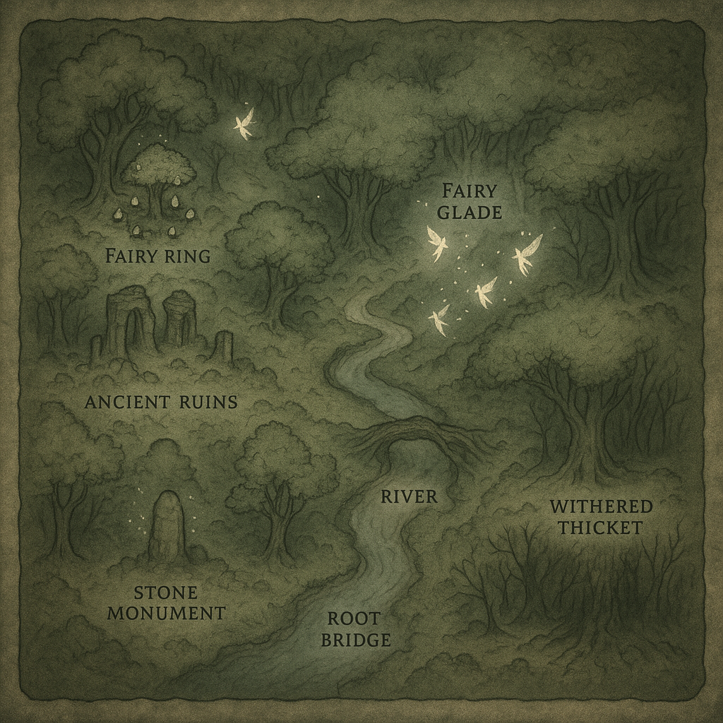 Map of the Enchanted Forest